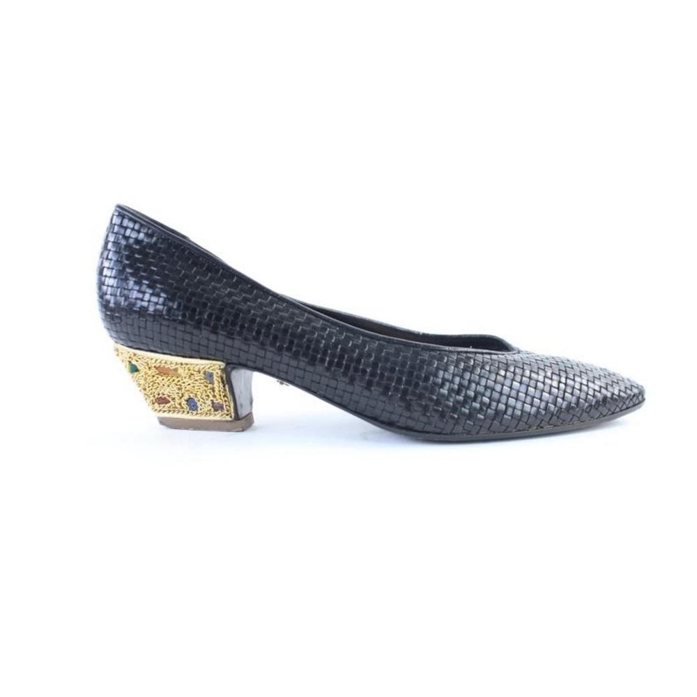 Colette Woven Jeweled Heels 08mz0710